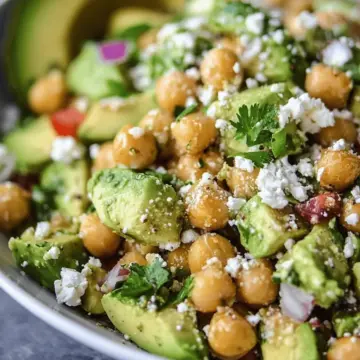 Chickpea, Avocado, & Feta Salad