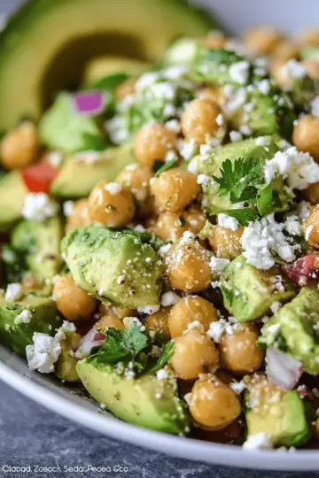 Chickpea, Avocado, & Feta Salad