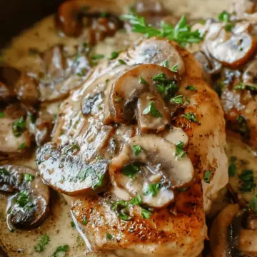 Creamy Crock Pot Chicken Marsala