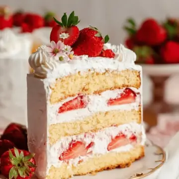 Strawberry Cream Cake