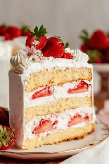 Strawberry Cream Cake