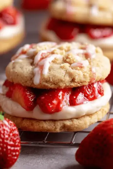 Strawberry Shortcake Cookies