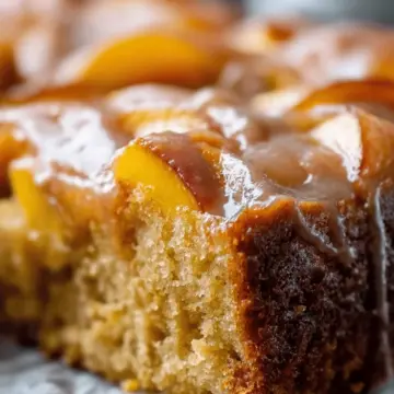 Brown Sugar Peach Cake