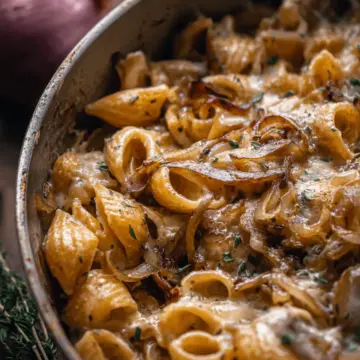 One Pot French Onion Pasta