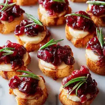 Cranberry Brie Bites