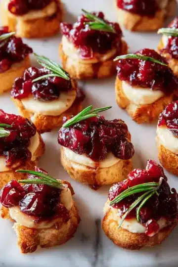 Cranberry Brie Bites