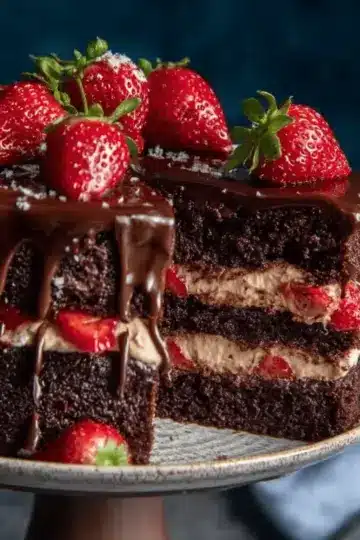 Strawberry Chocolate Cake