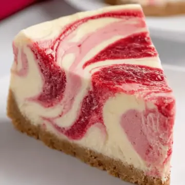 Strawberry Swirl Cheesecake