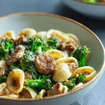 Orecchiette with Sausage and Broccoli