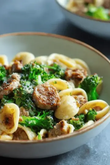Orecchiette with Sausage and Broccoli