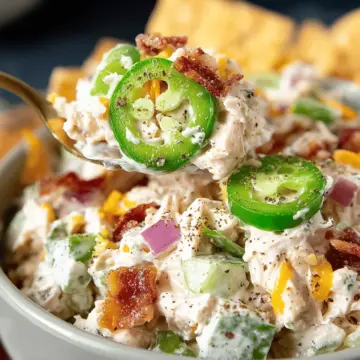 Jalapeno Popper Chicken Salad