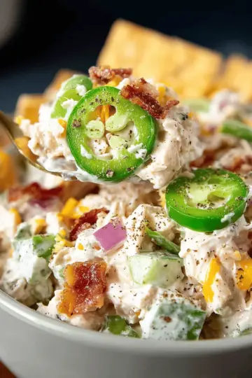 Jalapeno Popper Chicken Salad