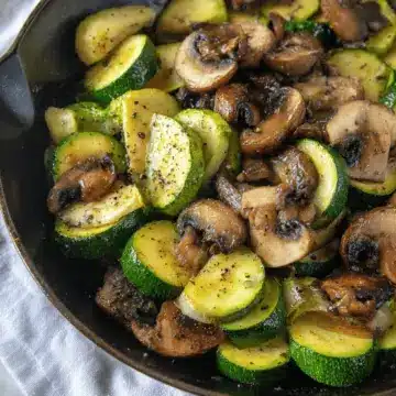 Quick Sautéed Zucchini and Mushrooms