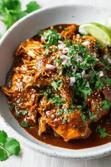 Slow Cooker Chicken Mole