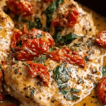 Crockpot Tuscan Chicken