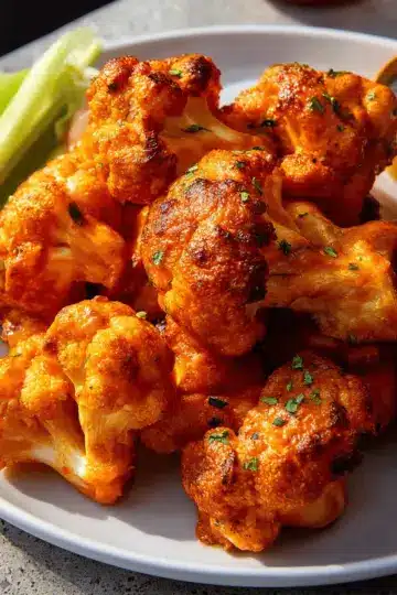Air Fryer Buffalo Cauliflower