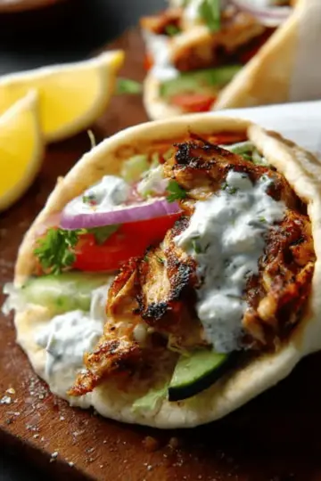 Greek Chicken Gyros recipe