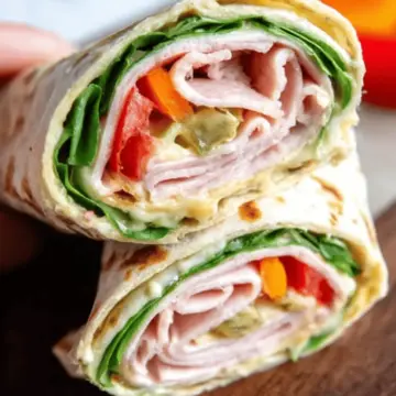 Easy Ham and Cheese Wrap Recipe
