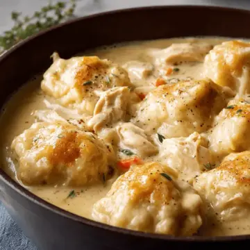 Super Easy Chicken and Dumplings