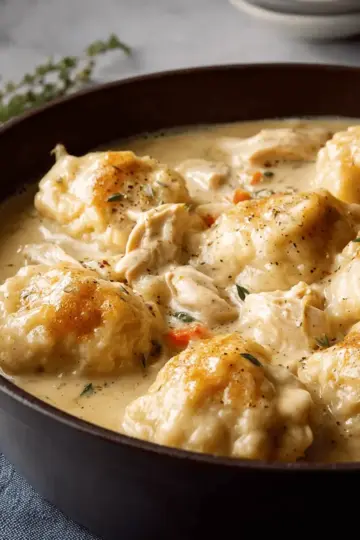 Super Easy Chicken and Dumplings