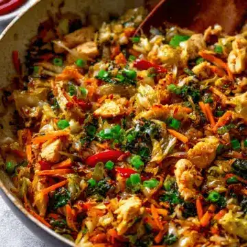 Thai Chicken Cabbage Stir Fry