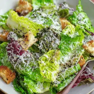 Lemon Parmesan Lettuce Salad Recipe