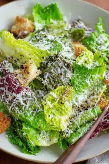 Lemon Parmesan Lettuce Salad Recipe