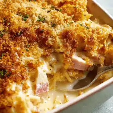 Creamy Chicken Cordon Bleu Casserole