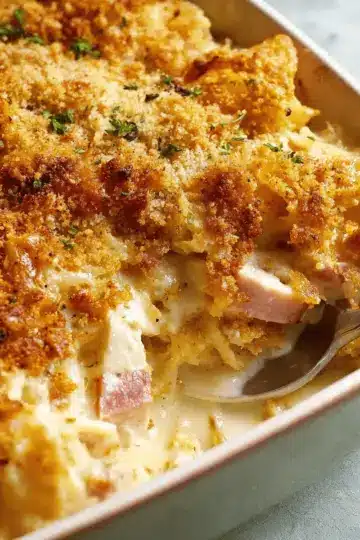 Creamy Chicken Cordon Bleu Casserole