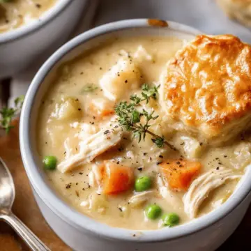 Healthy Chicken Pot Pie Soup