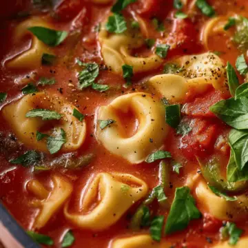 Tomato Tortellini Soup