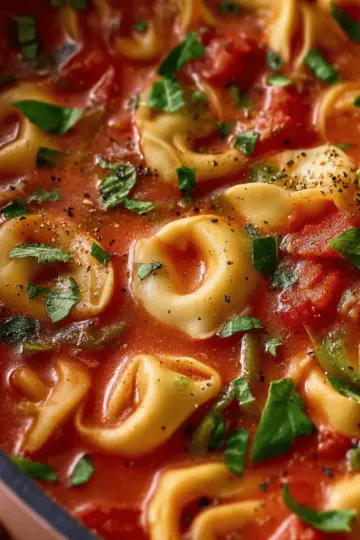 Tomato Tortellini Soup