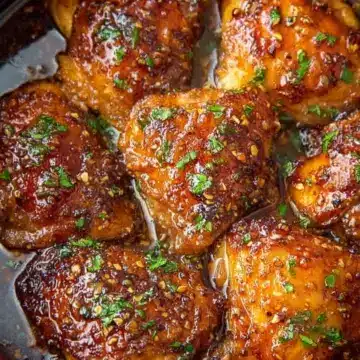 Slow Cooker Brown Sugar Garlic Chicken