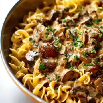 Mushroom Stroganoff