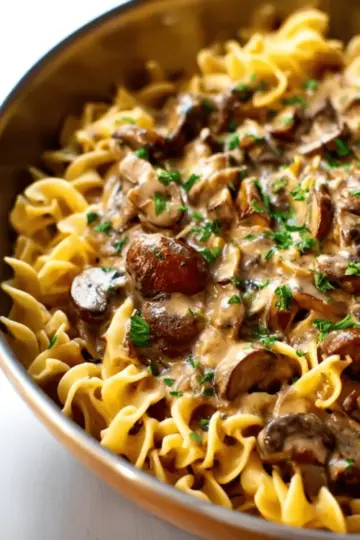 Mushroom Stroganoff
