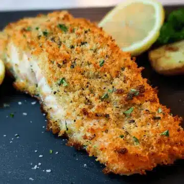 Lemon Panko-Crusted Salmon