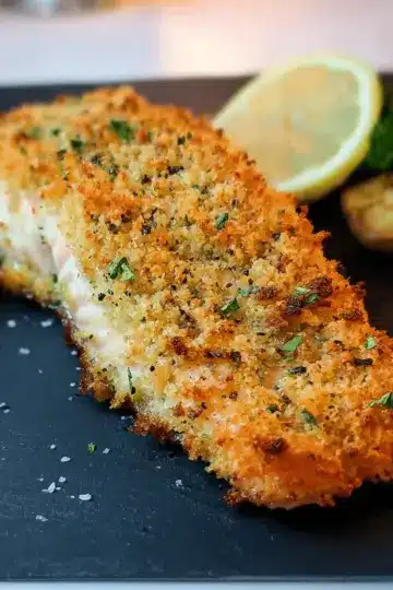 Lemon Panko-Crusted Salmon