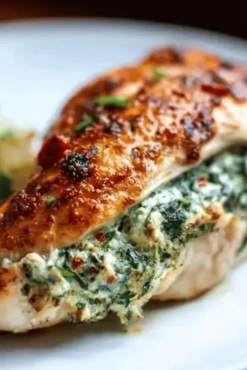 Spinach Stuffed Chicken