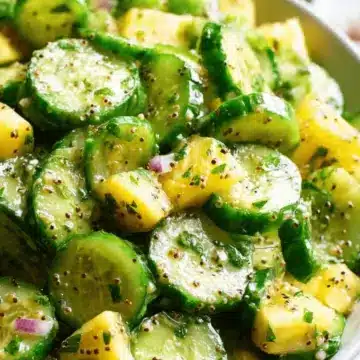 Cucumber Pineapple Salad