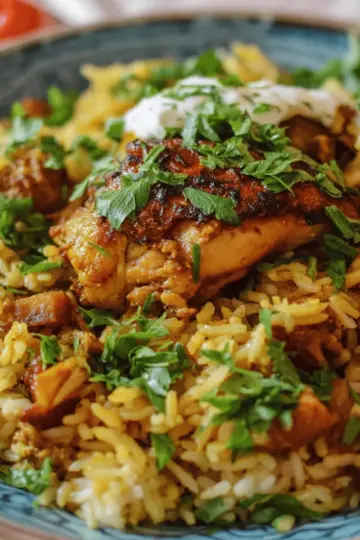 Moroccan Chicken & Rice