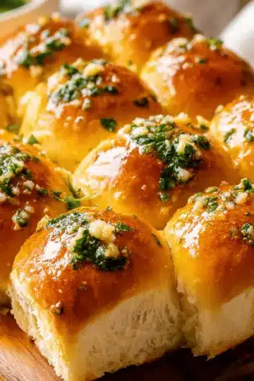 Garlic Butter Dinner Rolls