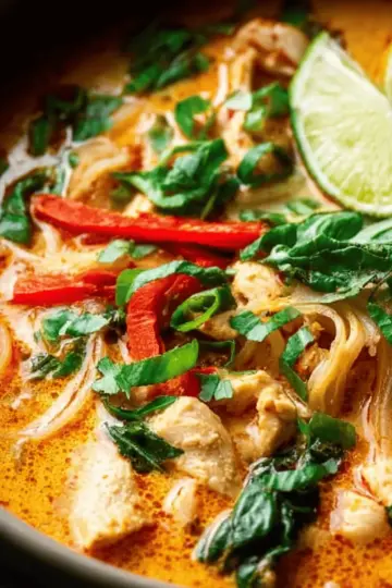 Easy Thai Chicken Curry Soup