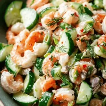 Cucumber Shrimp Salad
