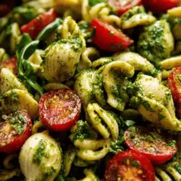 Pesto pasta salad