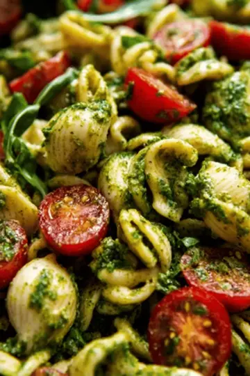 Pesto pasta salad