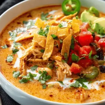 Creamy Chicken Tortilla Soup