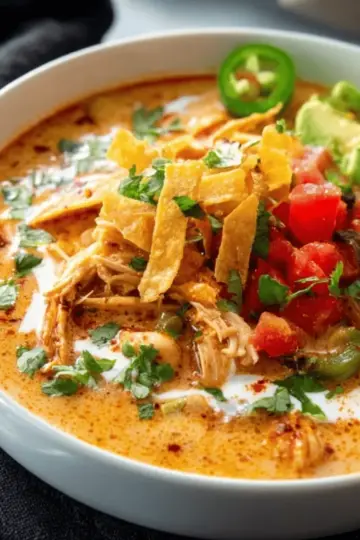Creamy Chicken Tortilla Soup