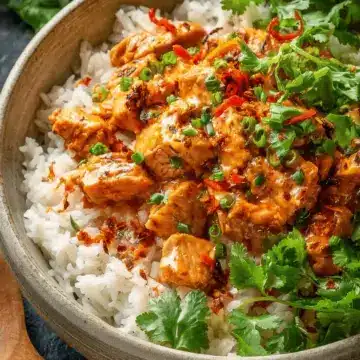 Coconut Chicken Rice Bowl