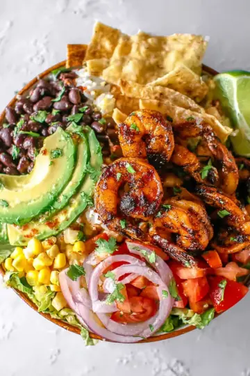 Grilled Shrimp Taco Bowl