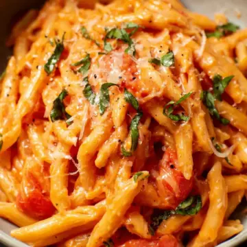 Super Easy Creamy Tomato Pasta